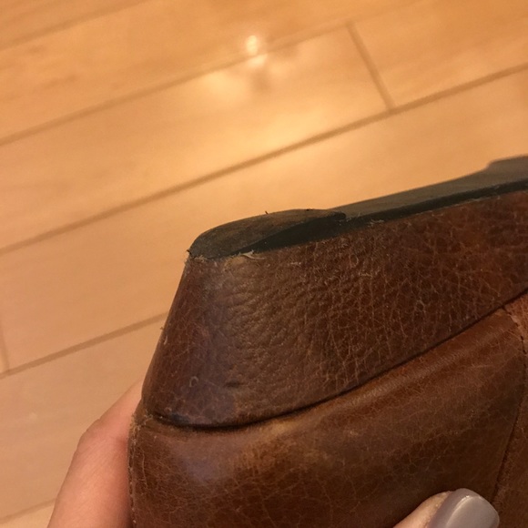 Steve Madden INTYCE Cognac Leather Boots - Picture 4 of 4